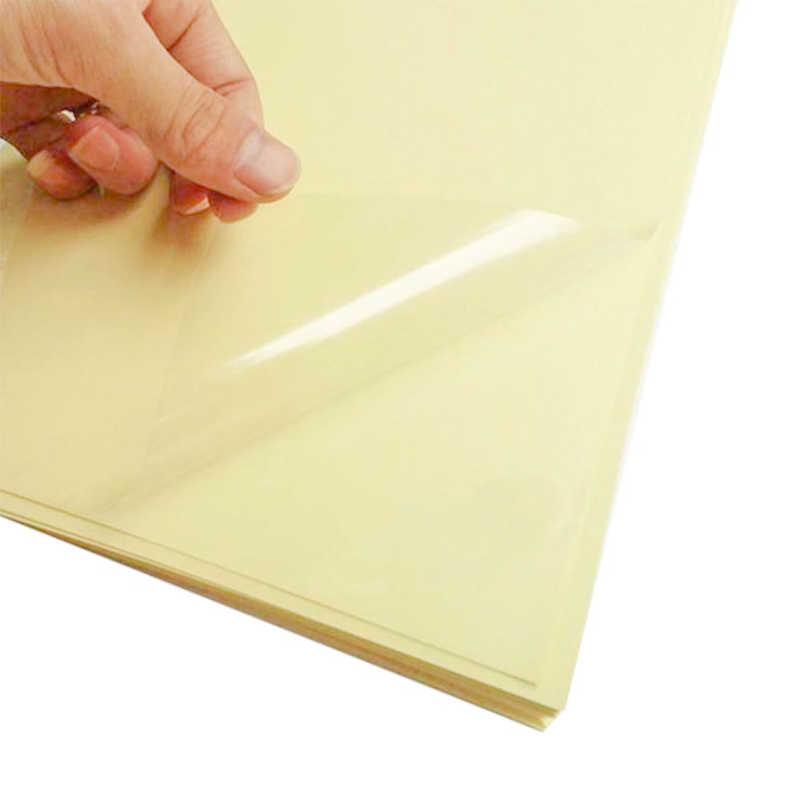 50UM Transparent Pet Film UV Malinaw na may White Glassine Liner