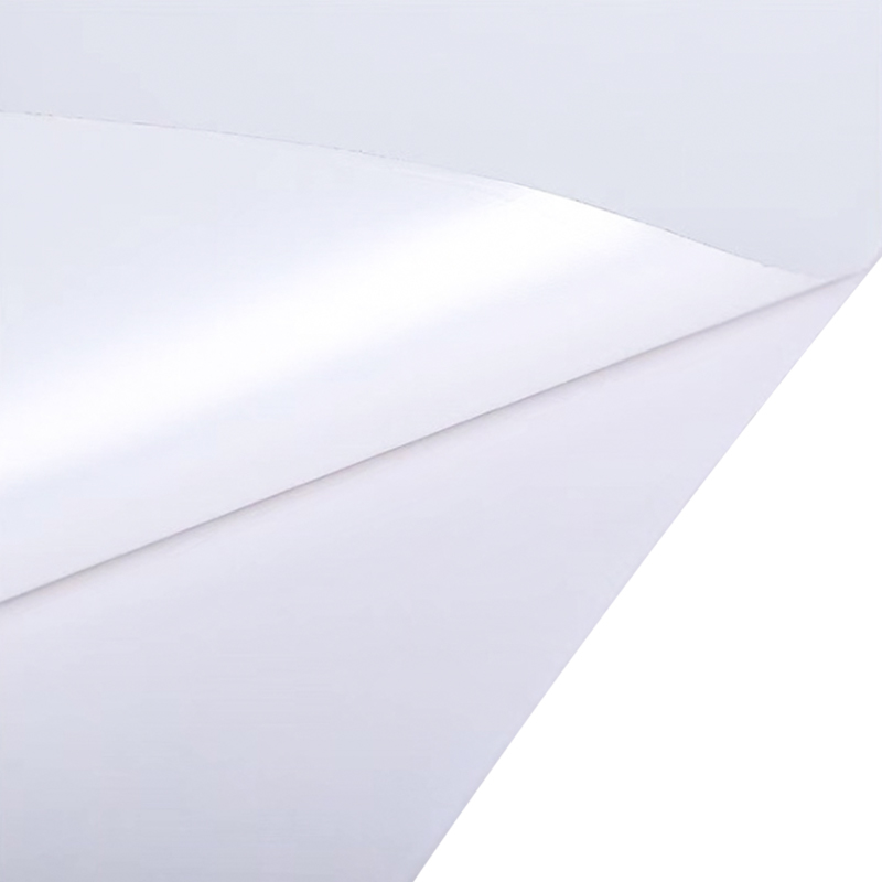 Lumaban sa Mataas at Mababang temperatura 50um maliwanag na puting alagang hayop ng alagang hayop na may malagkit na UV 