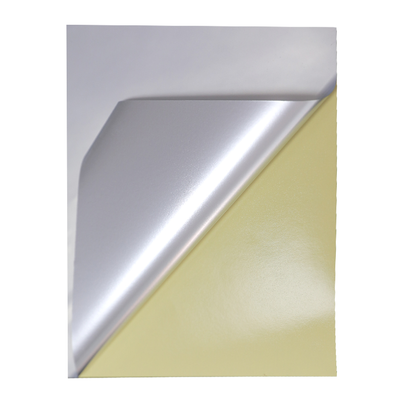 50UM Matt Silver Pet Film UV Adhesive para sa ilang espesyal na label na ginamit