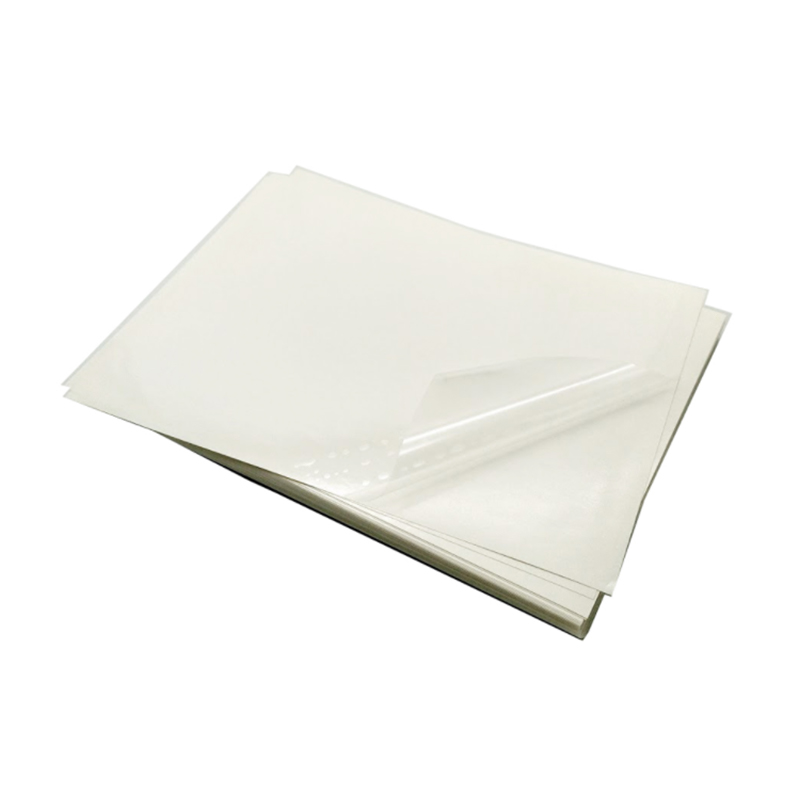 36um Transparent Pet Film / Removable Glue / 60g White Glassine Liner