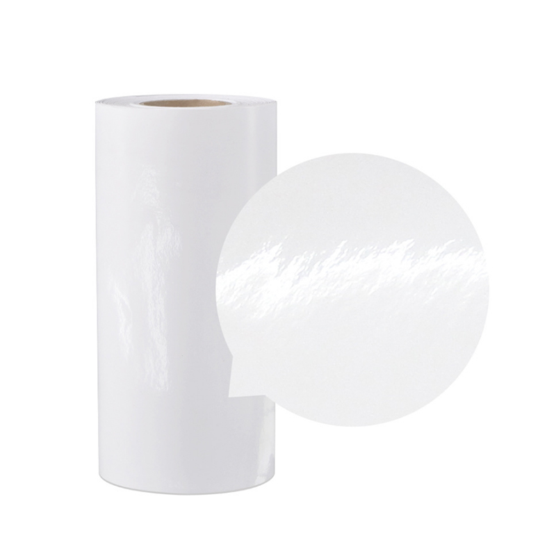 75um Matt White Vinyl YUPO PP / Solvent Adhesive / 60g White Glassine Liner