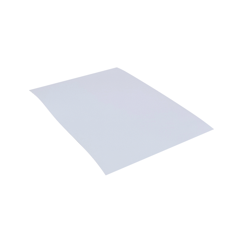 25um maliwanag na puting aluminized pet film gulong malagkit na papel sticker 