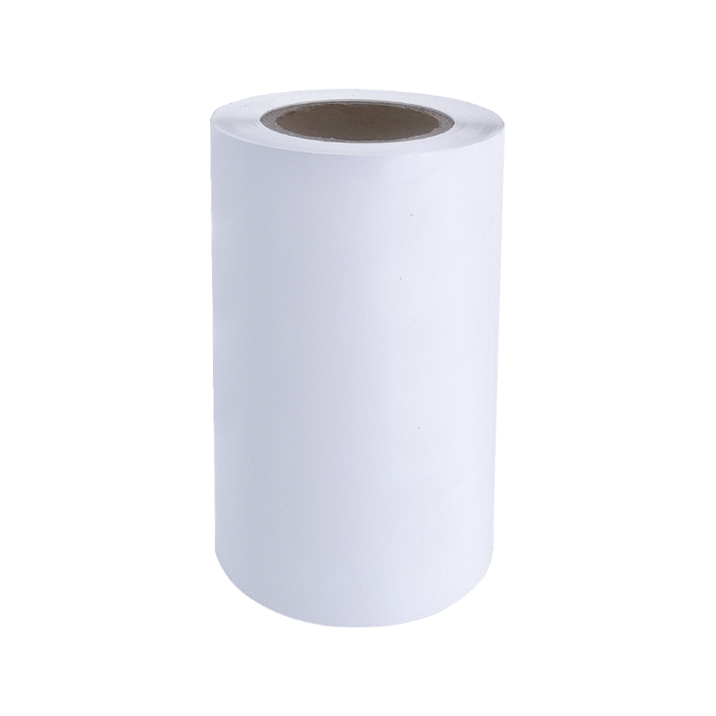 25um maliwanag na puting aluminized pet film gulong malagkit na papel sticker 