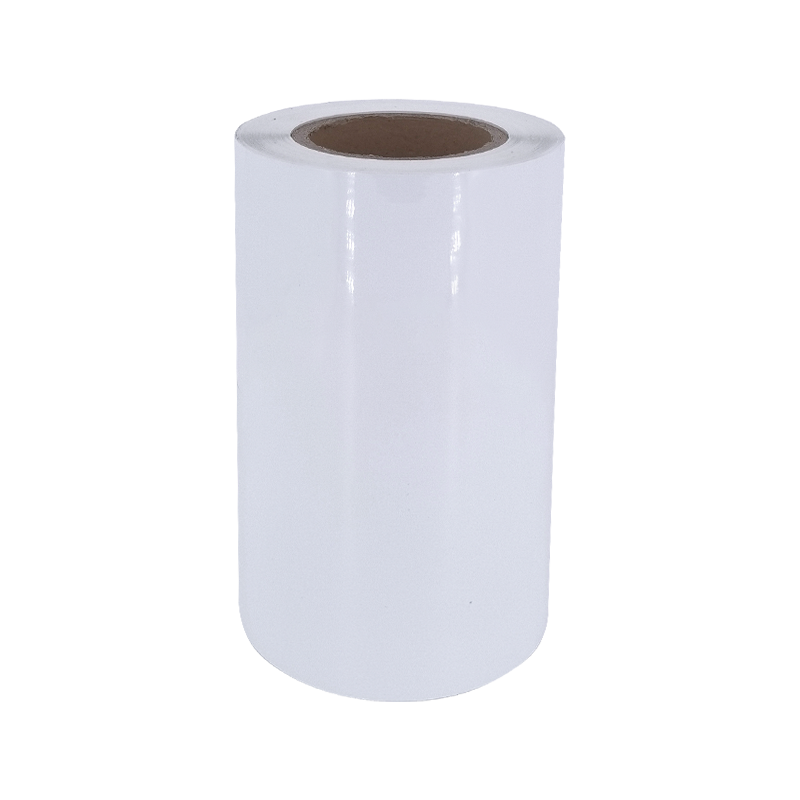 25um maliwanag na puting aluminized pet film gulong malagkit na papel sticker 