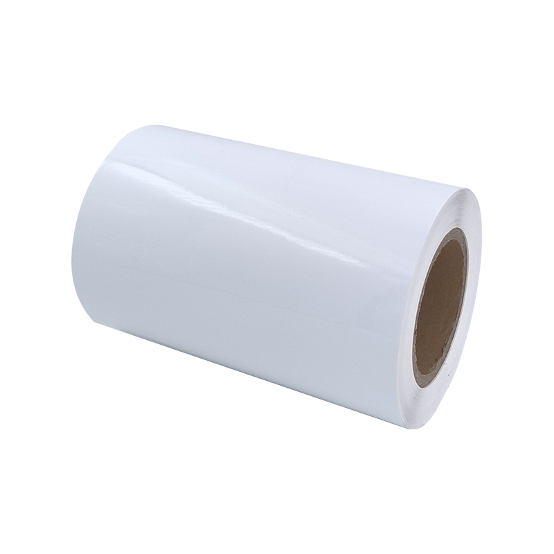 25um maliwanag na puting aluminized pet film gulong malagkit na papel sticker 