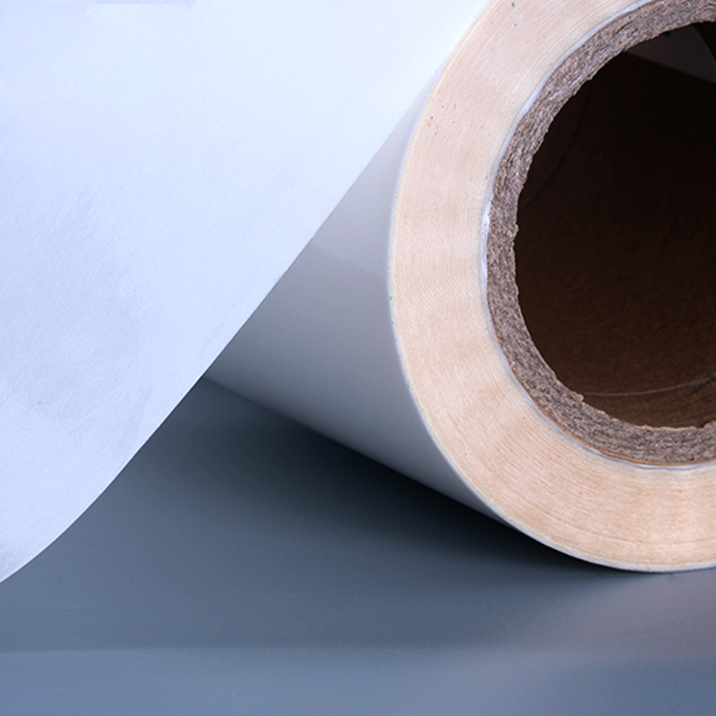 50Mic Transparent Self Adhesive Polyester Film Vinyl Sticker Printing Label Jumbo Roll