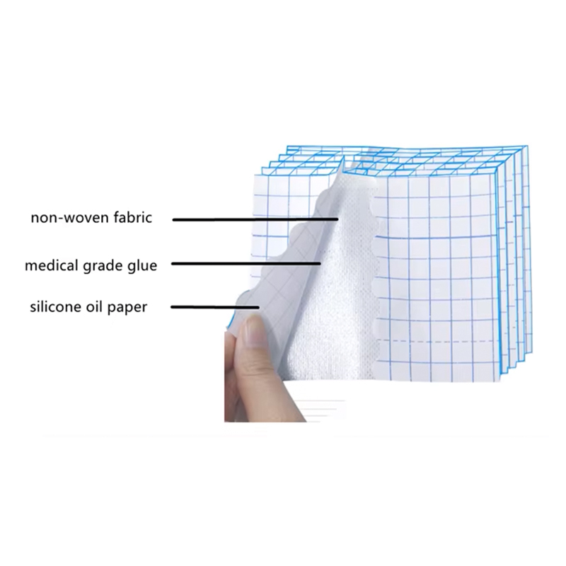 Hindi pinagtagpi ng dressing roll