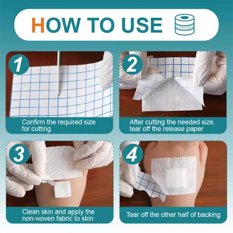 Hindi pinagtagpi ng dressing roll