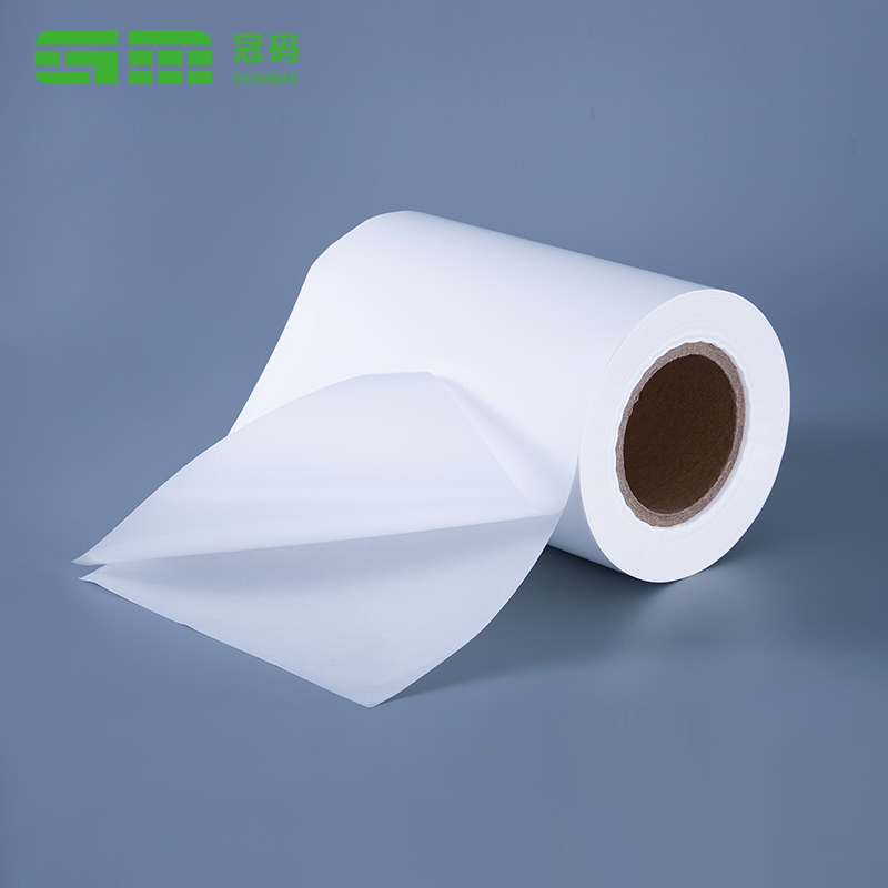 75mic Frozen PP Synthetic Paper Label Roll na may Frozen Adhesive