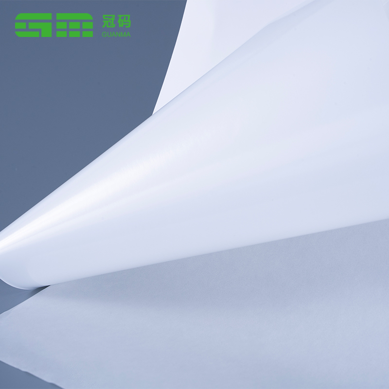 75mic Frozen PP Synthetic Paper Label Roll na may Frozen Adhesive