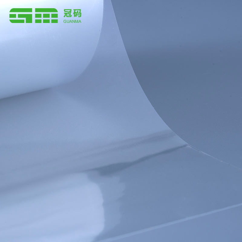 50mic Clear Self Adhesive PP Jumbo Roll na may Transparent Pet Liner